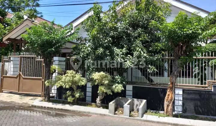 Rumah Dijual 1 Lantai Manyar Kertoadi Sukolilo 4,5M LT 240 Rumah Keluarga Mapan Full Furnished Ron.a351