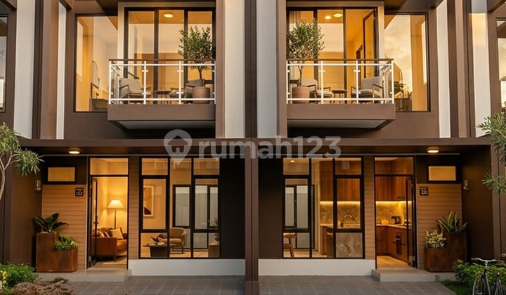 Rumah 2 Lantai Nuansa Resort di Parung Panjang