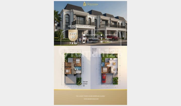Rumah Baru 2 Lantai, Promo Full Furnished Dekat Alun-Alun Klaten