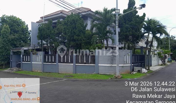 Rumah Hoek Luas Tanag 229Di Jl. Sulawesi Nusa Loka Park BSD