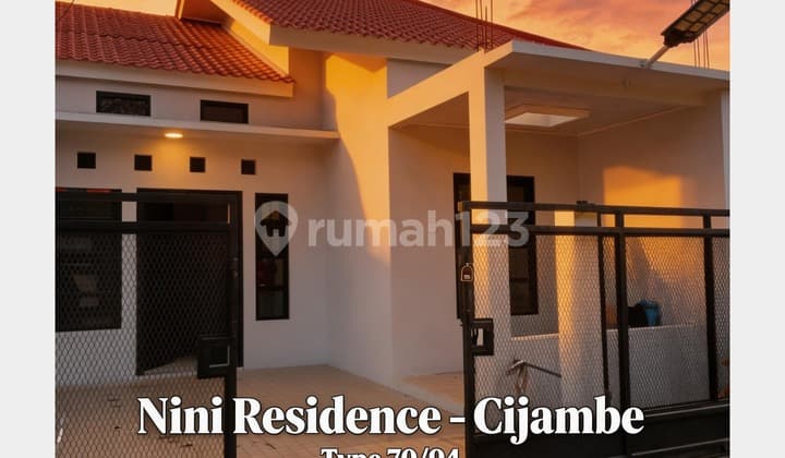 Tinggal Bawa Koper! Rumah Siap Huni di Cijambe, 3 Kamar, SHM.