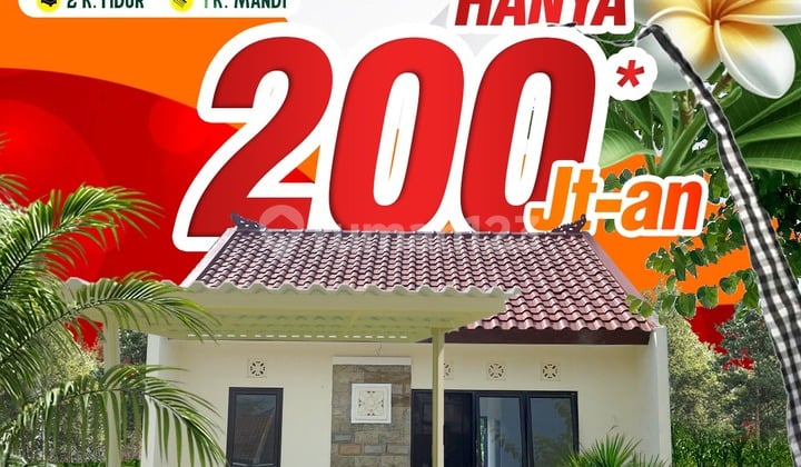 Rumah 200 Jt Dgn DP 0% All In Hanya 5 Juta
