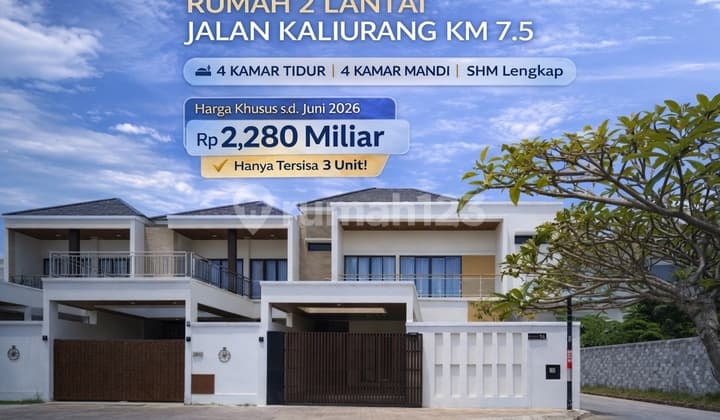 Rumah Premium Jalan Kaliurang KM 7.5 Ngaglik Unit Terbatas SHM