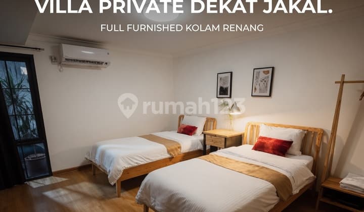 Villa Private Jogja Utara Dayu Baru Dekat Jakal | Full Furnished Kolam Renang