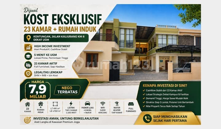 Kost Jakal KM 6 - 5 Minutes to UGM, Prime Location, Never Lonely