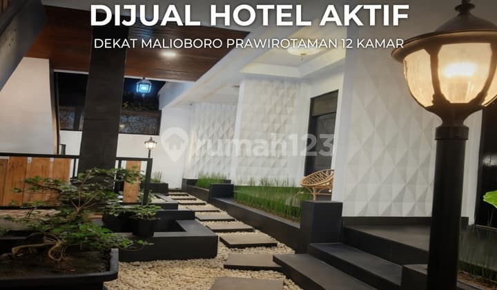 Potensi Income Besar! Hotel Jogja Prawirotaman Aset Prestise Siap Jalan Income Tinggi