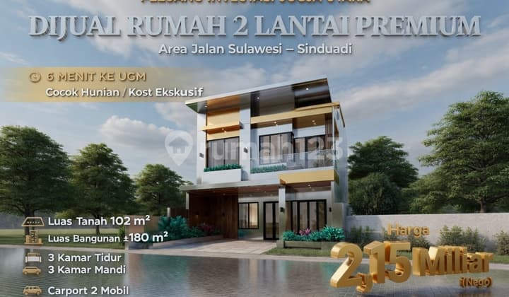 Near UGM Sinduadi Mlati Ready-to-Occupy House Plus Boarding Potential