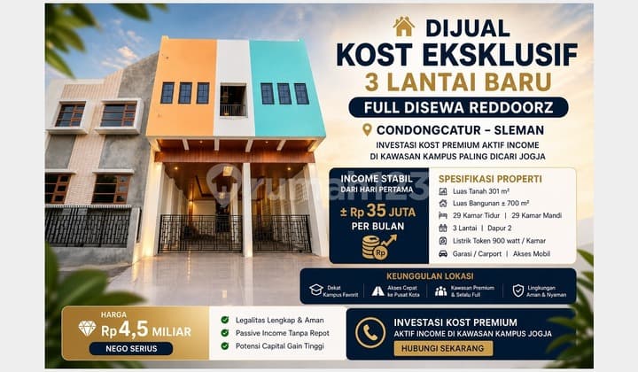 Kost Dekat Kampus Amikom Ugm Condongcatur Sleman Full Tenant Reddoorz