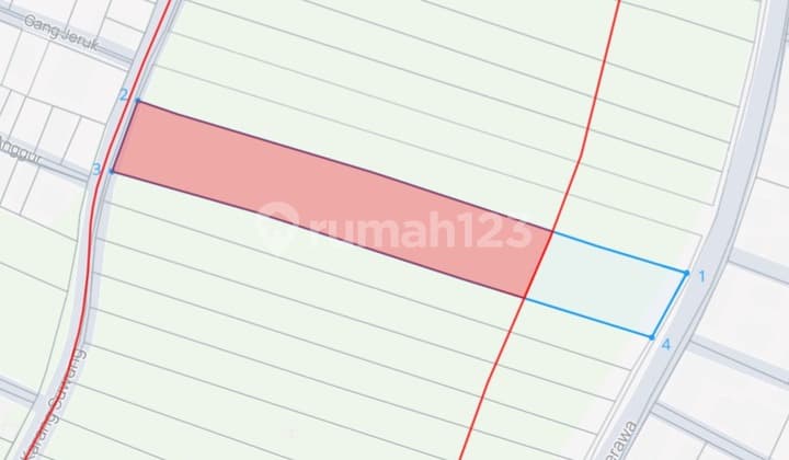 Red Zone Land In Berawa For Lease