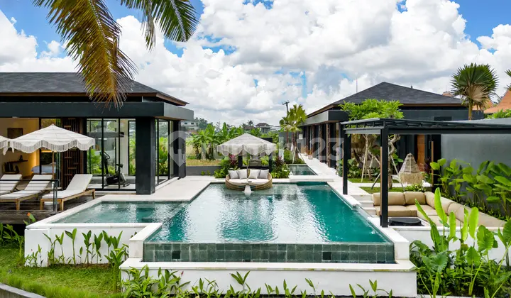 Jungle View 4 Bedroom Villa In Peliatan, Ubud With Private Gym