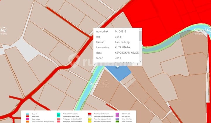 Pink Zone Land For Lease In Umalas