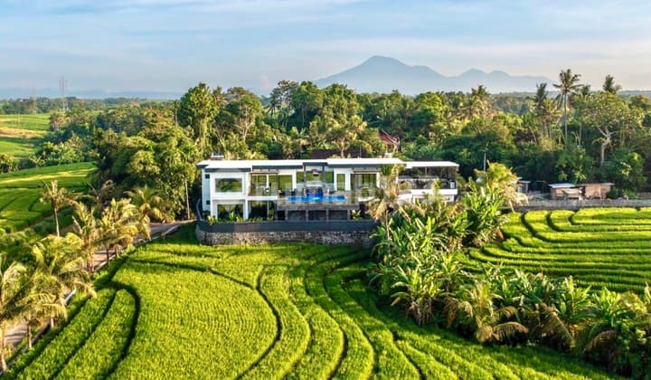 Luxury 3-Bedroom Villa With Ricefield And Ocean Views For Sale
