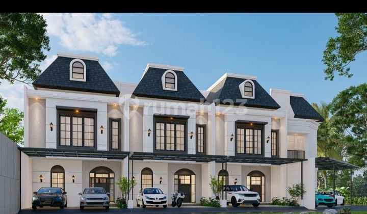 Rumah Amerikan setail di dlm komplek