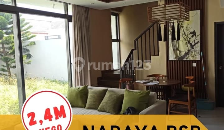 Dijual Rumah 2 Lantai Full Furnished Bagus Strategis di Bsb City