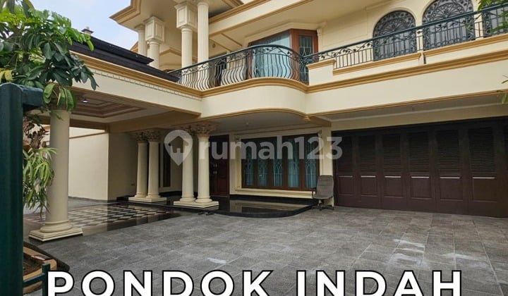 For Sale / Ready to Occupy Pondok Indah Green, Quiet, and Comfortable Environment Wide Street Frontage