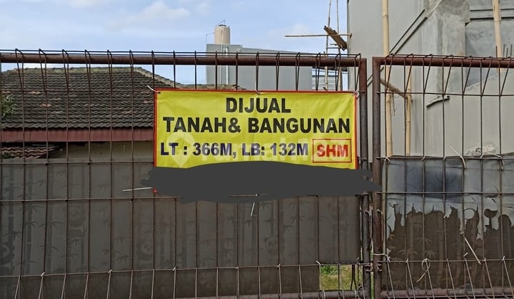 Rumah Pondokmelati Kota Bekasi Bebas Banjir SHM Dekat Tol Jorr