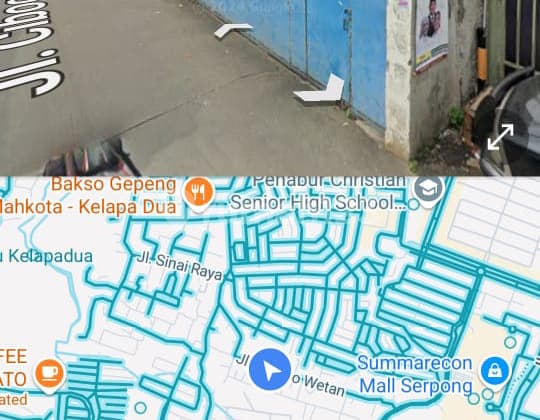 Dijual Gudang Bekas Lapangan Badminton Kelapa Dua BSD