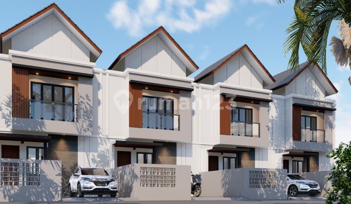 Rumah Semi Villa Dipusat Kota Denpasar Akses Mudah Keberbagai Fasilitas Umum