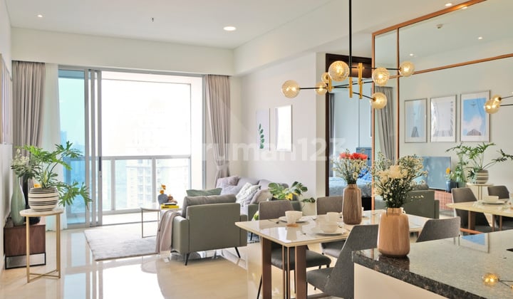 Apartement di Sudirman, Jakarta Pusat,2 Br,Full Furnish