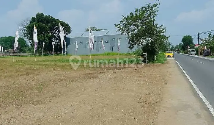 Tanah Pinggir Jalan Pandowoharjo, Hanya 5 Menit Sleman City Hall