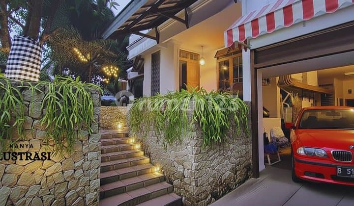 Rumah Hoek, SHM, LT 440 M2, Bukit Cinere Indah, Dekat ke Mall dan Rs Puri Cinere (Rj)