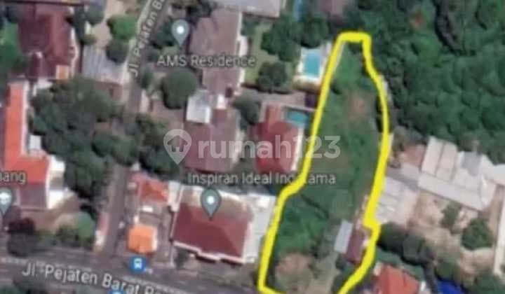 Dijual Lahan Strategis Pinggir Jalan Raya Pejaten Barat - Jakarta Selatan