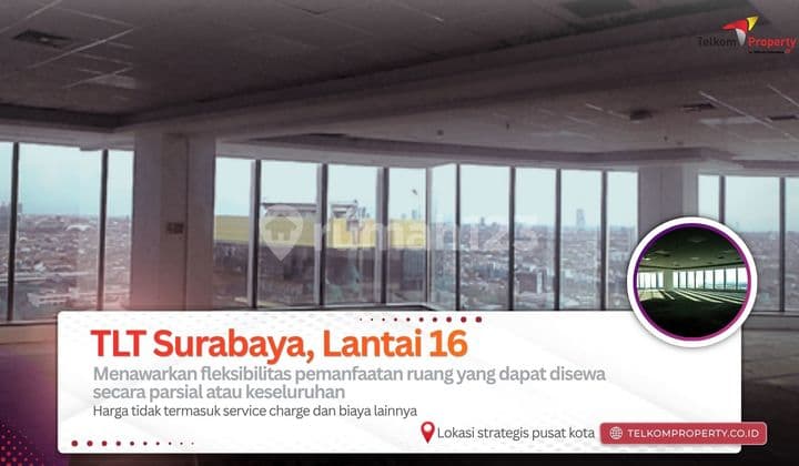 For Rent: Idle Space on 16th Floor, Telkom Landmark Tower Surabaya