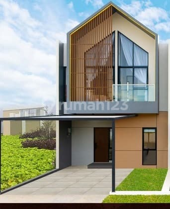 Rumah Baru Scandinavian Hook 2 Lantai di Bogor Dekat Akses KRL