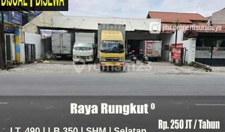 Ready to Use, Rental Business Space Suitable for Warehouse etc. in Rungkut Madya