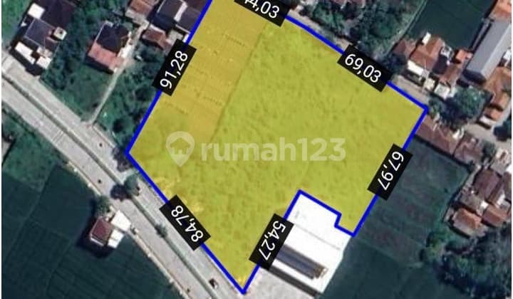 Solid Land Mainroad Soreang Near Soroja Toll Gate