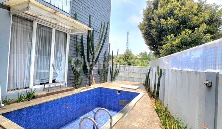 FOR SALE Renovated House with Swimming Pool at Discovery District, BINTARO JAYA