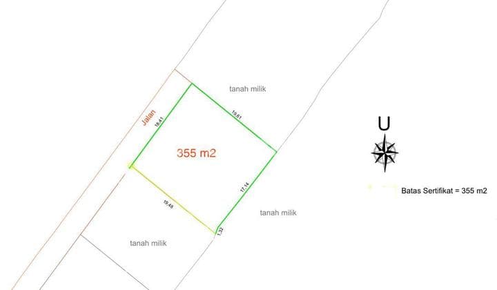 Dijual Tanah Premium View Laut - Kedungu, Bali