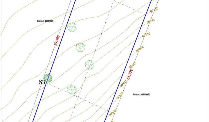 Land for Sale with Ocean View - Ungasan, Jalan Toyaning