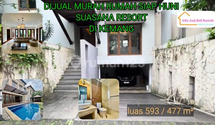 Kemang Rumah Dijual Suasana Balidalam Townhouse Siap Huni
