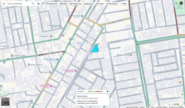Tanah Termurah di Sunter Luas 511 M2, Harga di Bawah Njop,Hook di Kompleks Perumahan Sunter Pratama , Sunter Jaya,,Tanjung Priok, Jakarta Utara