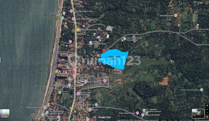 Tanah Super Murah Dekat Pantai Anyer