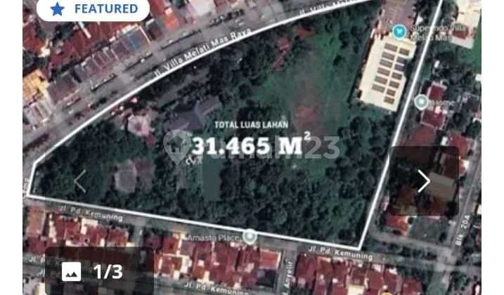 Commercial Plot Melati Mas Serpong Villa