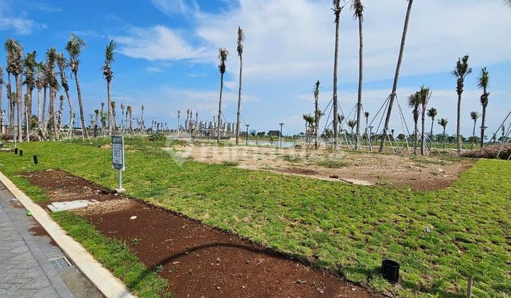 Kavling Pasir Putih Signature Pik2 Uk 12x30, View Danau Siap Bangun