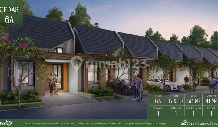 Dijual Rumah Forestine Citra Garden City Lokasi Strategis