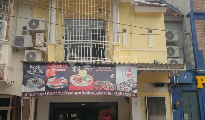 Ruko siap huni lokasi strategis di Taman Surya 3, 0028 Dei