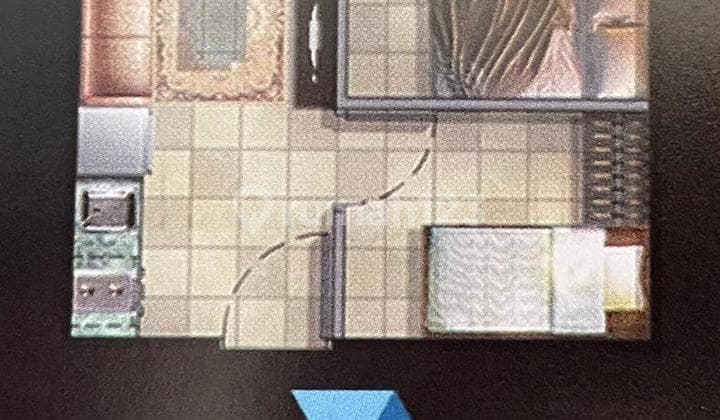 Sell 2 BR+ apartment in Gunawangsa Tidar, empty, central Surabaya.