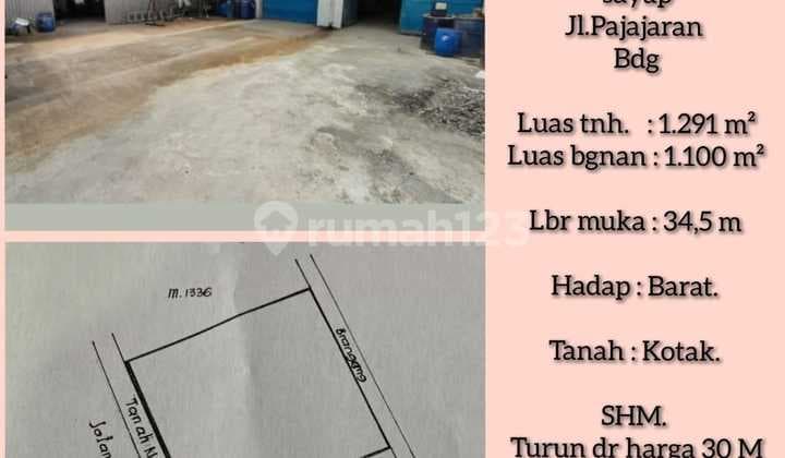 Termurah Gudang di Sayap Pajajaran Bandung