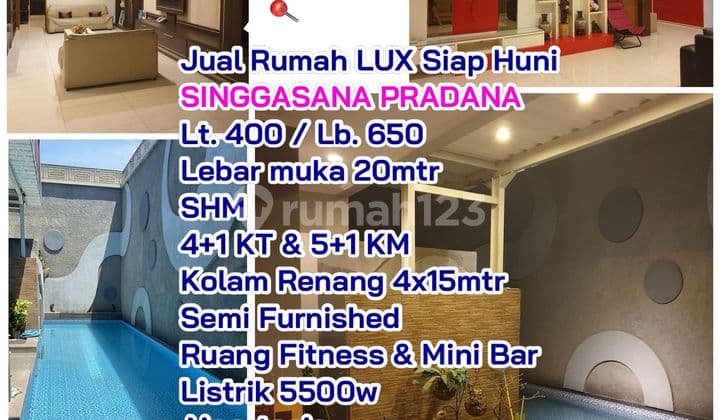 Termurah Rumah Lux Siap Huni di Singgasana Pradana Bandung