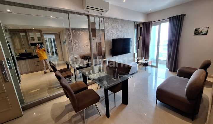 Fully Furnished 2 BR One Icon Surabaya Apartment Minimalist Ready to Occupy