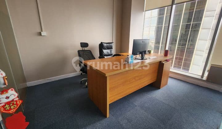 Disewakan cepat office gold coast view laut siap pakai semi furnish nego