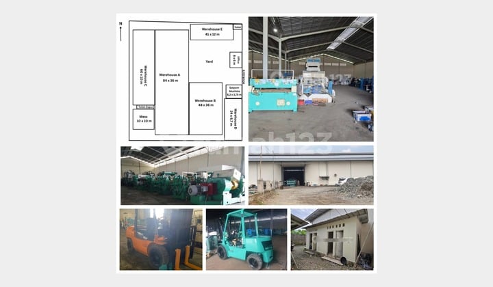 Jual Pabrik Luas 1 Hektar di Bulakan Bitung Cikupa Tangerang
