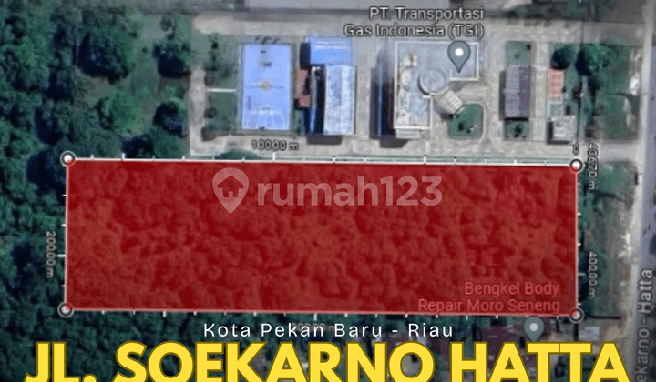 Hot Sale!! Dijual Tanah Jalan Soekarno Hatta (Arengka) Kota Pekan Baru - Riau Kec. Tampan