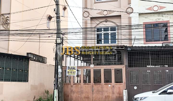 Dijual Cepat!! Ruko Hook 3,5 Tingkat di Jalan Pasar 3 Krakatau - Medan