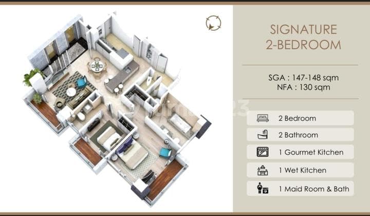 Disewakan Apartemen Stature