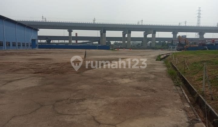 Disewa Gudang Outdoor Di Jl Tol Cikampek, Seluas 1014m2